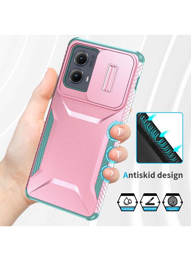 اس-توب جراب لهاتف Motorola Edge 5G 2024 جراب هاتف منزلق مزود بدرع كاميرا - Image 3