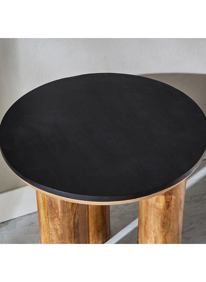 Home Box - Darcy Solid Wood Top End Table 5 x 55 x 55 cm - Image 1