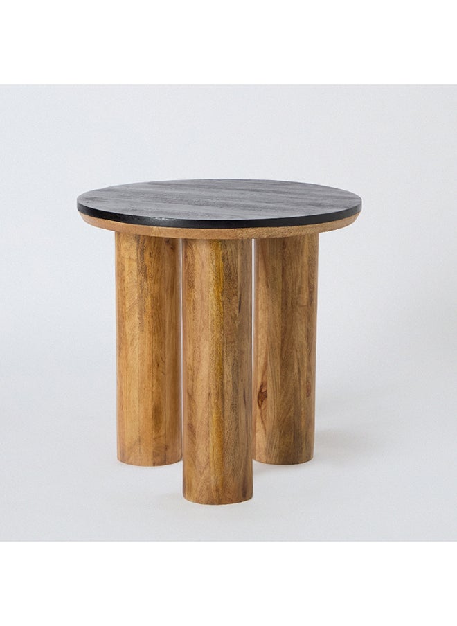 Home Box - Darcy Solid Wood Top End Table 5 x 55 x 55 cm - Image 1