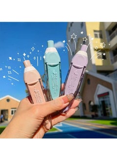 Unique 6 in 1 Refillable White Out Correction Tape Set, 4 Retractable White Out Tape Pens with 2 Replacement Whiteout Tape for School Office Supplies, 0.2 X 236 Inch  - Image 2