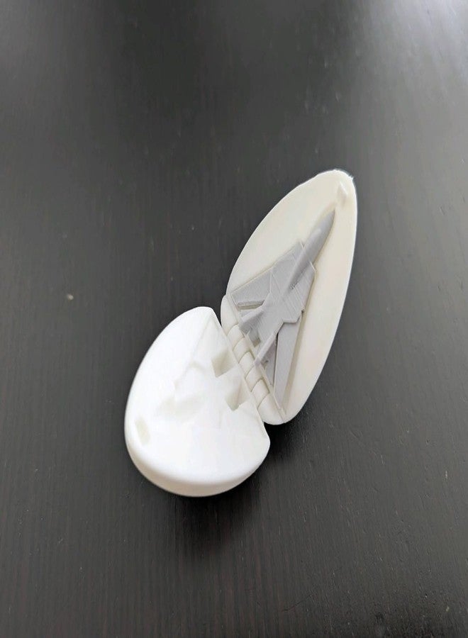3D CRAFT Mini F-14 Tomcat Jet Fighter 3D Printed Toy with Storage Shell/Mold Kit,Multicolor - Image 1