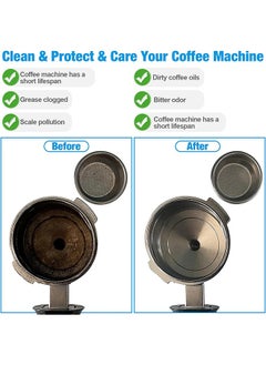 oradess 50PCS All-Purpose Espresso Machine And Coffee Maker Cleaning Tablets Also Works For Water Bottle Coffee Cup Stainless Steel Cup Kettle Limescale Removal  - Image 5