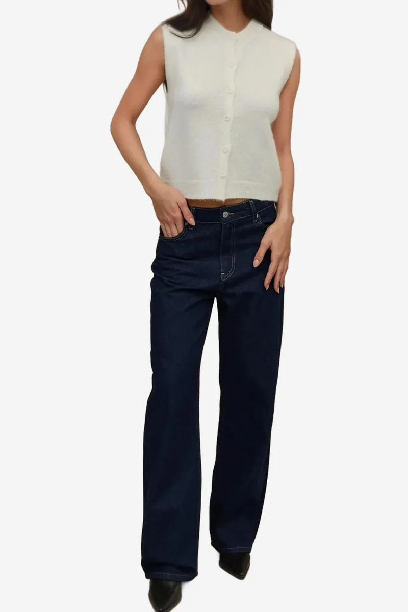 Hiccup Crew Neck Soft Touch Sweater Vest