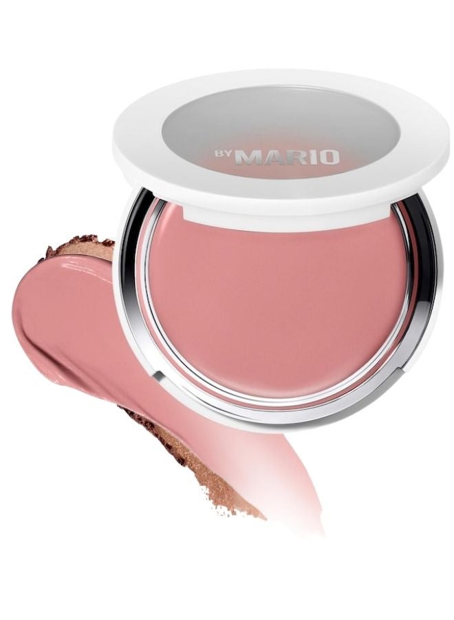 MAKEUP BY MARIO Soft Pop Plumping Cream Blush Veil 5g – Shade Barely Blushing – Natural Flush, Hydrating, Buildable Color, Luminous Dewy Finish - Image 1