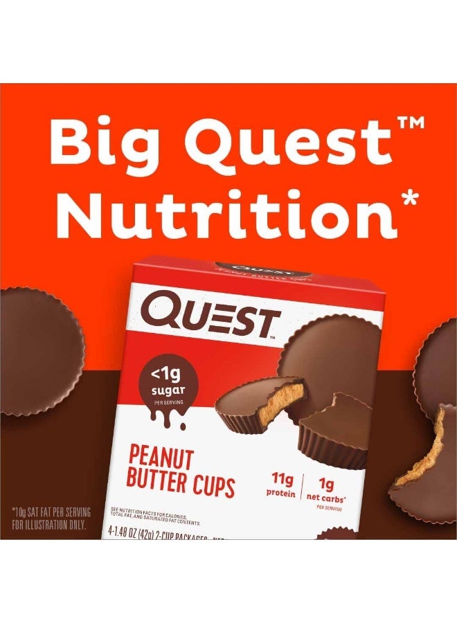 Quest Nutrition High Protein Low Carb, Gluten Free, Keto Friendly, Peanut Butter Cups - Image 4
