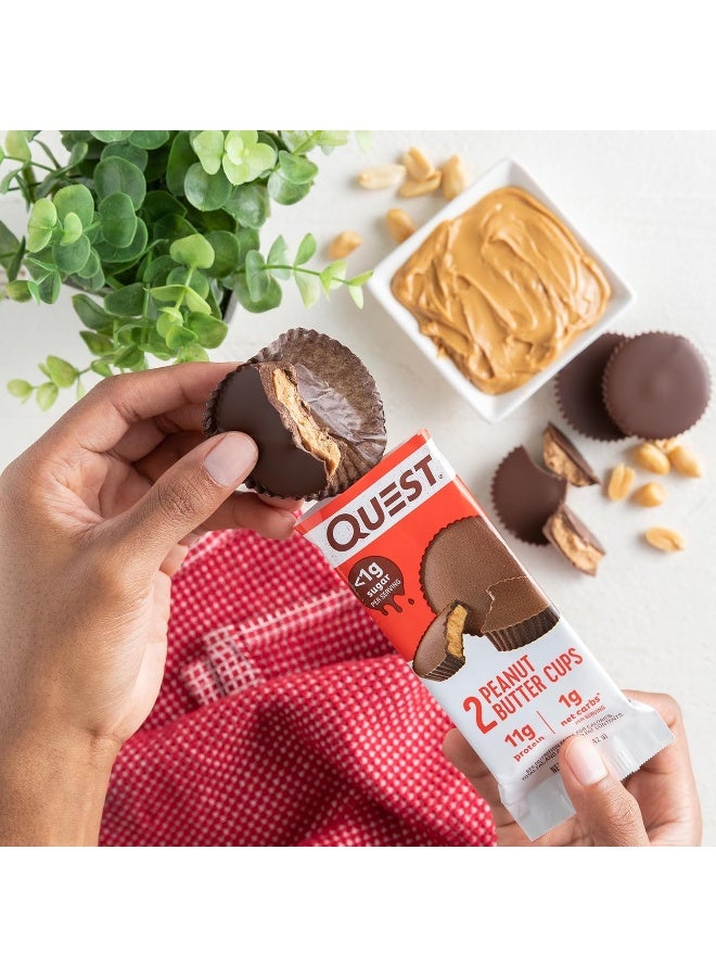 Quest Nutrition High Protein Low Carb, Gluten Free, Keto Friendly, Peanut Butter Cups - Image 5
