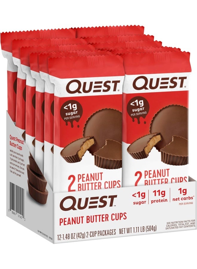 Quest Nutrition High Protein Low Carb, Gluten Free, Keto Friendly, Peanut Butter Cups - Image 2