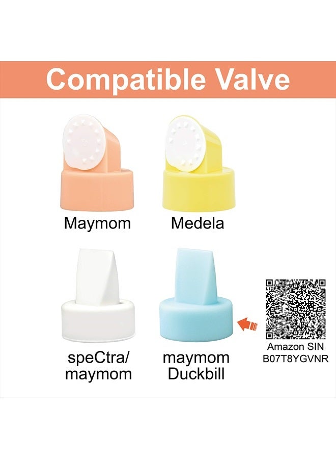 Maymom MyFit Narrow Neck Base Connectors; Compatible with Medela PersonalFit Connector; Use w/Maymom Two-Piece Shield System, Compatible with Medela Freestyle Flex BreastShield; Lansinoh Shields; 2pc - Image 5