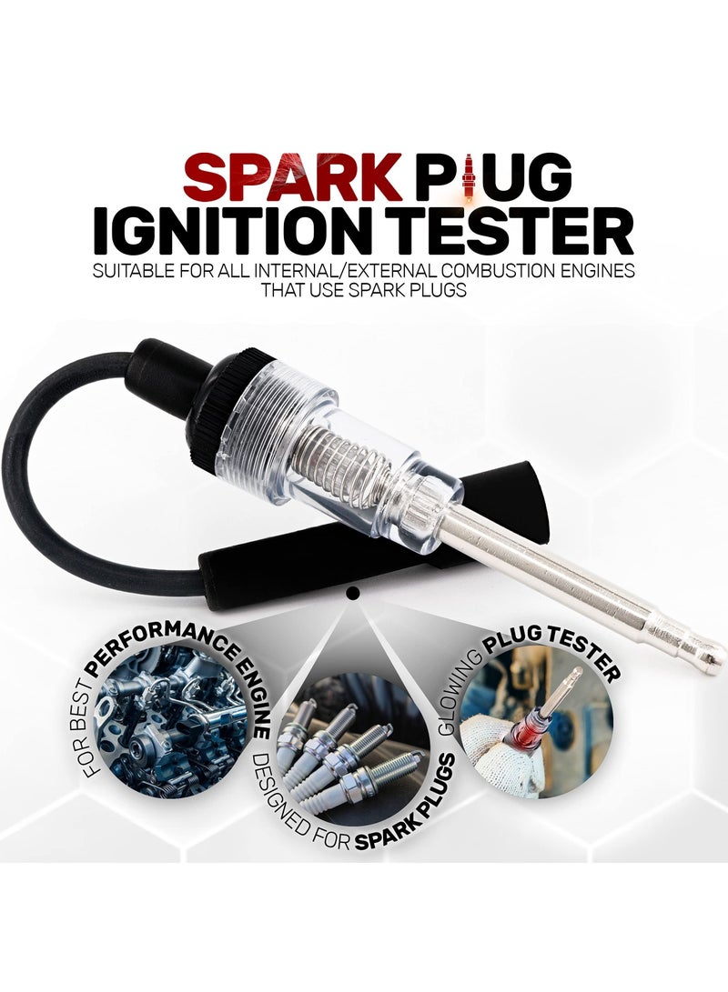 Inline Spark Plug Tester Engine Ignition Tester Straight Boot Ignition Tester - Image 4