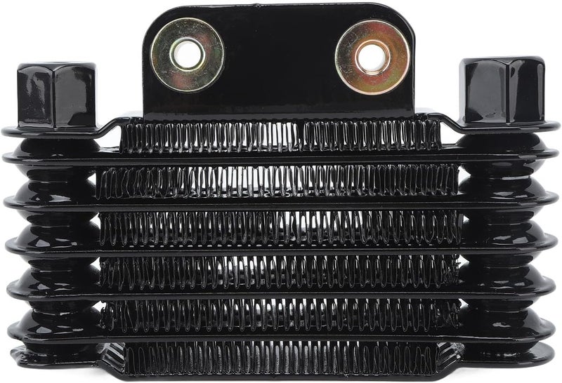 Motorcycle Engine Oil Cooler, Aluminum Oil Cooler for Motorcycles, High Performance Cooling System with M8 M12 Ports, Strong Durable Design for Off Road Vehicles ATVs 50CC - 150CC (M8) - Image 1