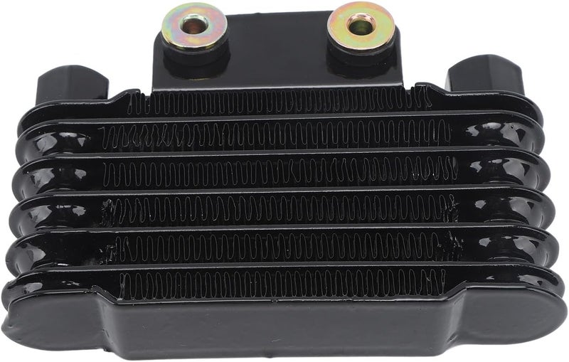 Motorcycle Engine Oil Cooler, Aluminum Oil Cooler for Motorcycles, High Performance Cooling System with M8 M12 Ports, Strong Durable Design for Off Road Vehicles ATVs 50CC - 150CC (M8) - Image 2
