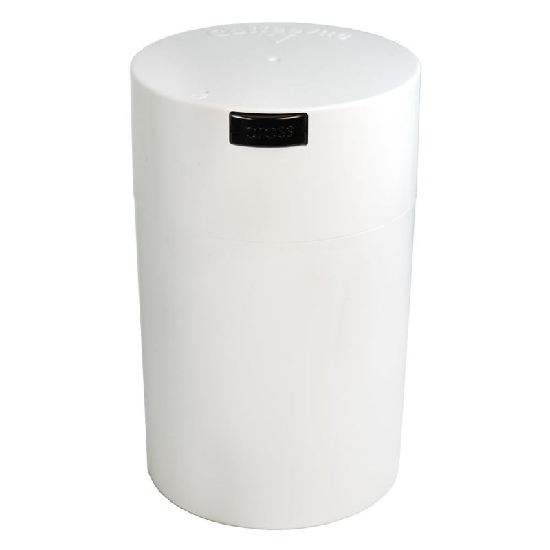 Coffeevac 1LB - Patented Airtight Container with Degassing Valve | Multi-use Vacuum Container Works as Smell Proof Containers for Ground Coffee and Coffee Bean Containers. White - Image 1