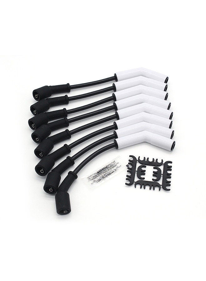 thumbnail interactive-video image 1 of AEIOU Extreme 9000 Ceramic Spark Plug Wire Boot Set For GM LS3/LS4/LS7/LT Engines (9070C Style) 1 of 6