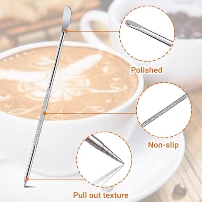 Unity Milk Frothing Pitcher  20Oz600Ml Milk Frother Cup Stainless Steel Steam Pitcher Milk Steaming Pitcher Coffee Cappuccino Latte Art Espresso Machine Accessories With Latte Art Pen - Image 5