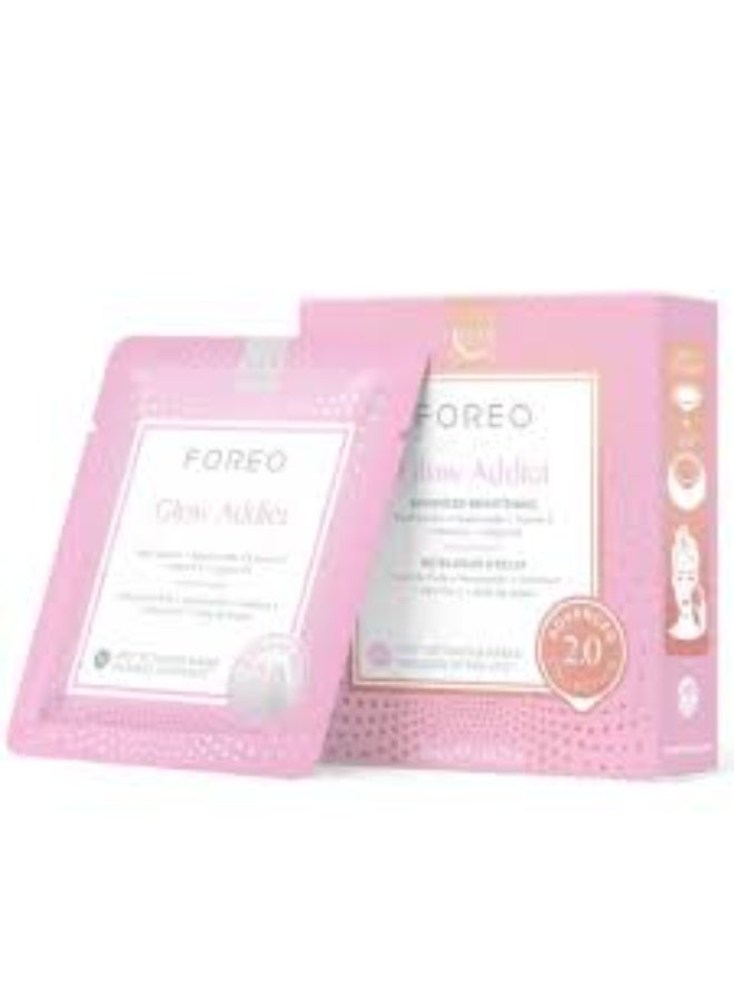 فوريو قناع الوجه المنشط فوريو يو إف أو™ جلو أديكت 2.0، 6 × 6 غرام - Image 3