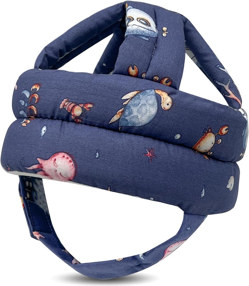REFLYAWAY Baby Head Protector for Crawling Walking, Baby Helmet Adjustable No Bumps and Soft Cushion, Infant Safety Cap for Kid Learning to Walk - Image 1