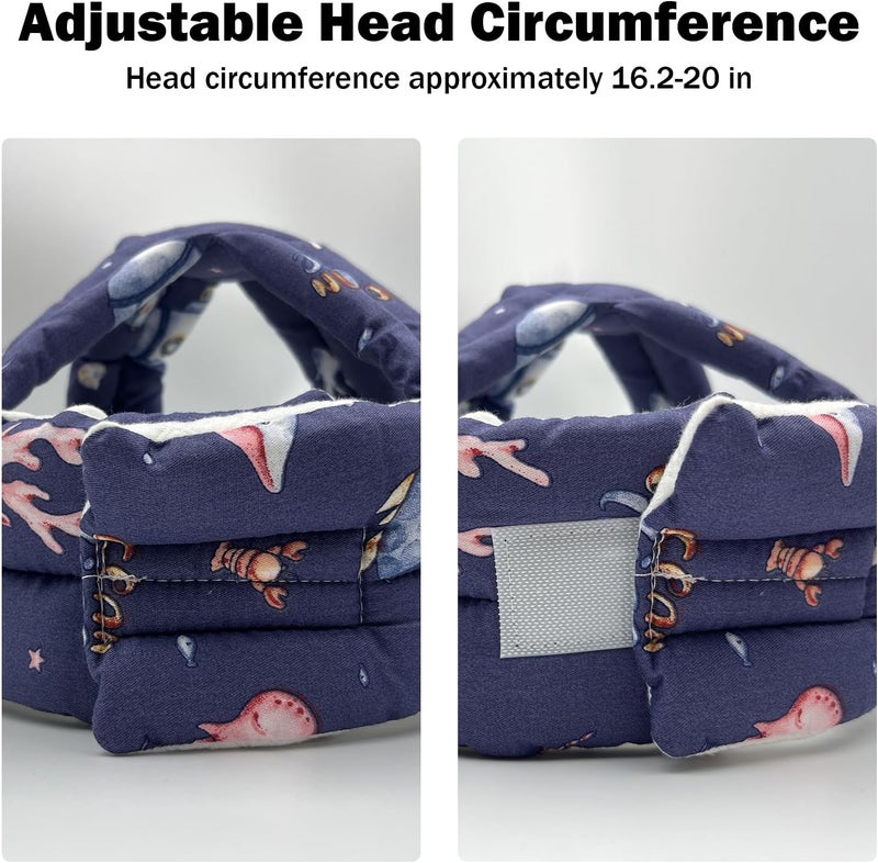 REFLYAWAY Baby Head Protector for Crawling Walking, Baby Helmet Adjustable No Bumps and Soft Cushion, Infant Safety Cap for Kid Learning to Walk - Image 2