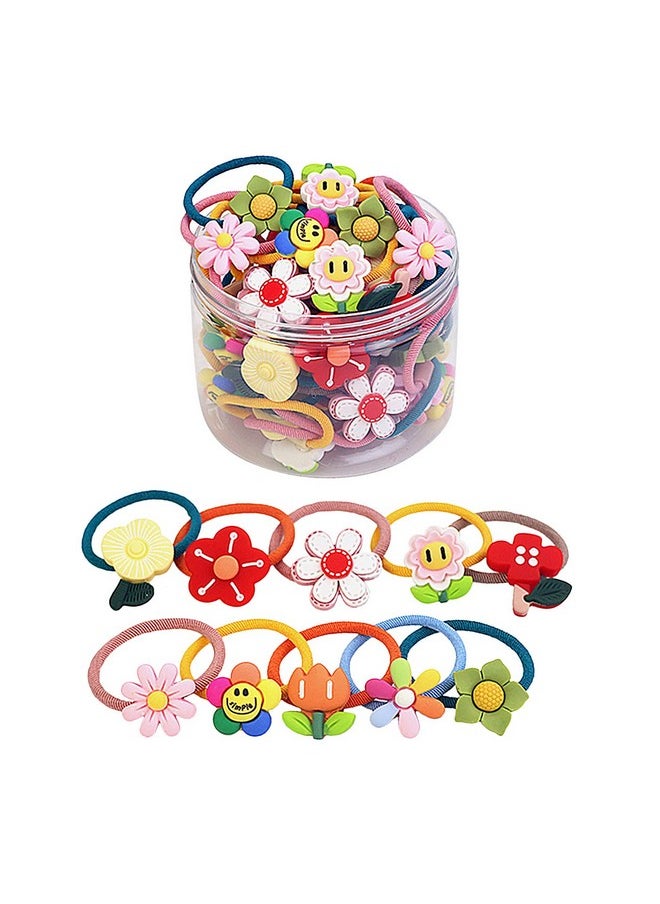 Shining Diva Fashion - Shining Diva Fashion 20 pcs Combo Elastic Hair Bands Ties Accessories for Kids Baby Girls Women (rrsd14744hb) - Image 1
