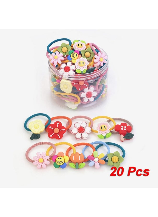 Shining Diva Fashion - Shining Diva Fashion 20 pcs Combo Elastic Hair Bands Ties Accessories for Kids Baby Girls Women (rrsd14744hb) - Image 1
