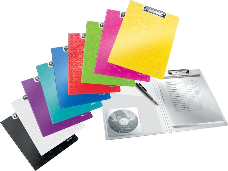 LEITZ Wow A4 Clip Folder Pink - Image 5