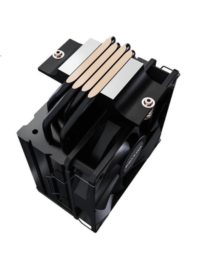 Valkyrie Aq125 Black Vk Cpu Air Cooler, Anti-Gravity Four Heat Pipes Direct Touch, 12Cm Fan, Compatible With Lga1700 Am5 - Image 3