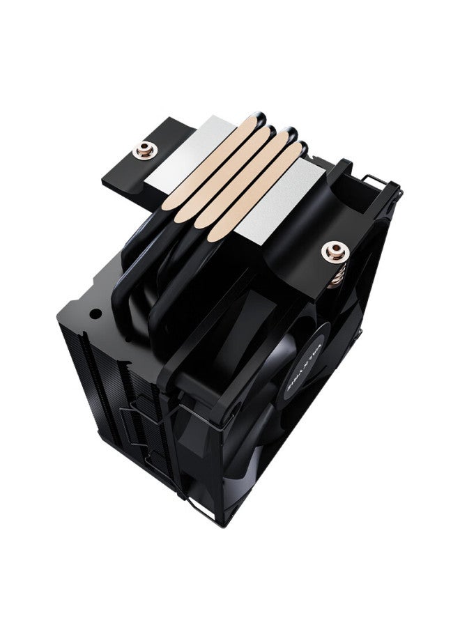 Valkyrie Aq125 Black Vk Cpu Air Cooler, Anti-gravity Four Heat Pipes Direct Touch, 12cm Fan, Compatible With Lga1700 Am5 - Image 2