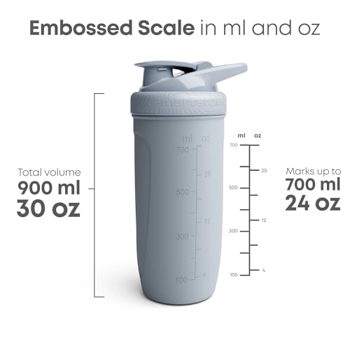 SmartShake زجاجة خلط بروتين ستانلس ستيل سمارت شيك DC COMICS ريفورس 900 مل | 30 أونصة - غطاء لولبي مانع للتسرب - خالي من BPA - للجنسين - غير معزول - شعار وندر وومن - Image 3