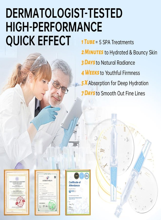 CHANGARLOAD 5% Ultra Hydrating Serum Vials with Niacinamide,Collagen Stem Cell,Wake Nature Perfection|AntiAging|Deep Hydration|CellActivation-1.5ml*30Pcs Ultra Hyaluronic Acid Serum for Face - Image 4