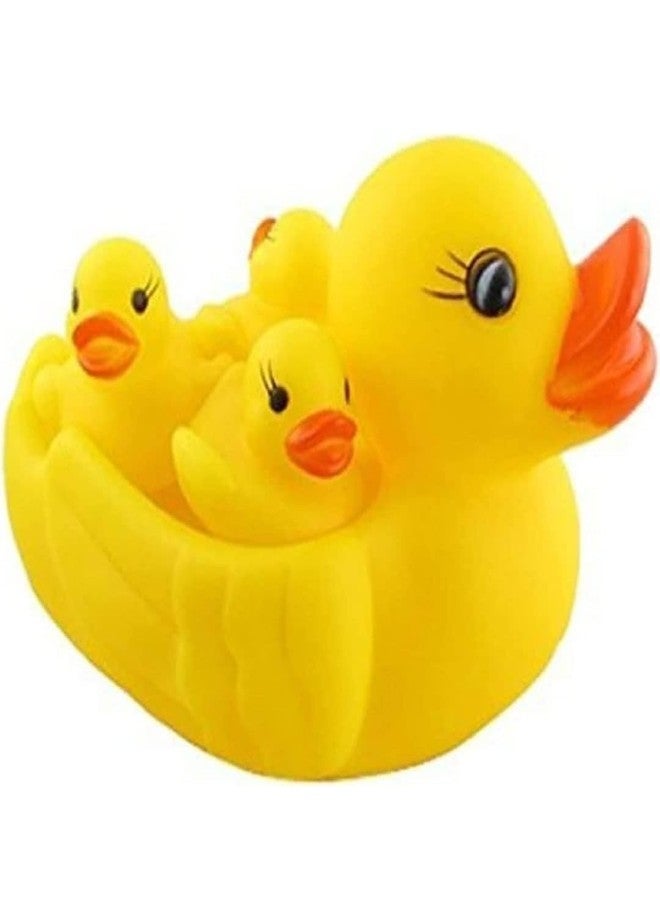 WAAOME® ( Chu Chu Duck Family + 1 Water Ring Game Toys ) Bathing Duck Toys for Kids and Water Game Toys (AB14) - Image 2