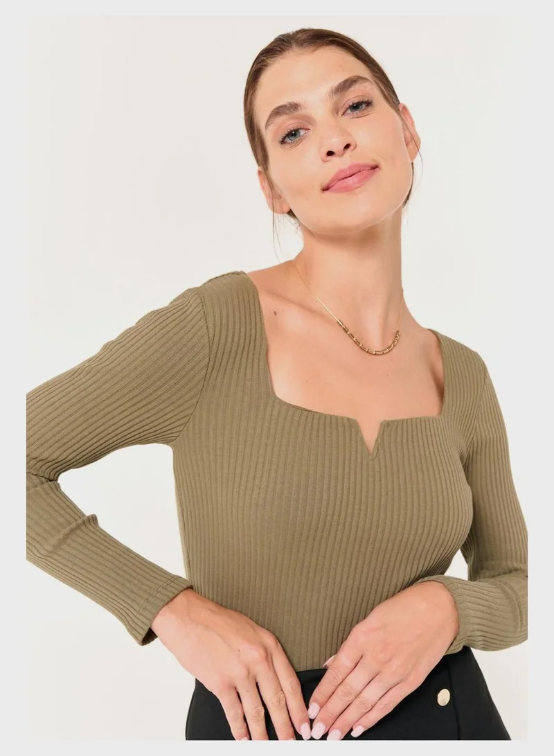 Jimmy Key Square Neck Top