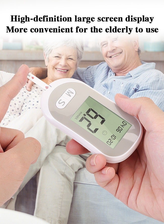 Blood Glucose Monitor Kit, 25 Glucometer Strips, 25 Lancets, 1 Lancing Device, 1 Blood Sugar Monitor - Image 4