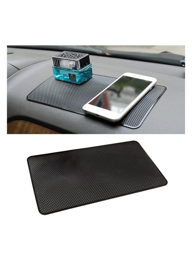 Non-Slip Sticky Gripping Rubber Pad, Universal Anti-Slip Car Dash Gel Mat for Phones, Sunglasses, Keys, and Electronic Devices