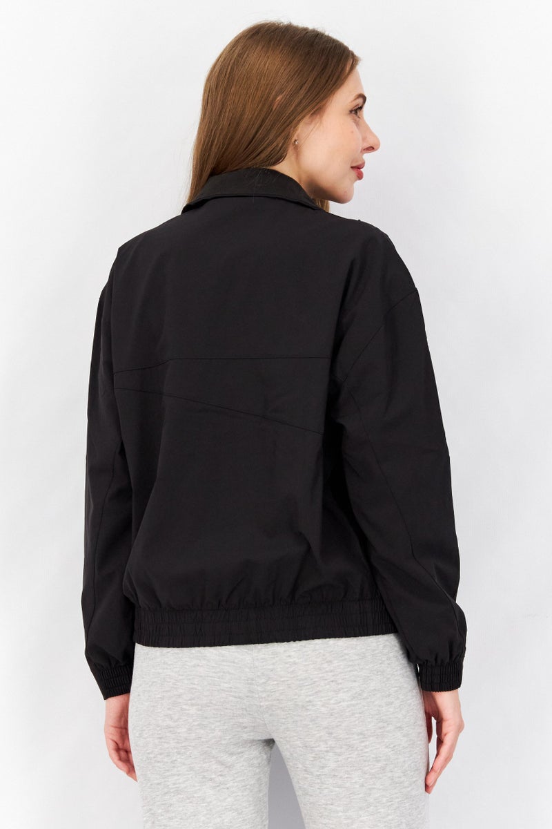 PUMA Women Sportswear Fit Long Sleeves Tracking Jacket, Black - Image 2