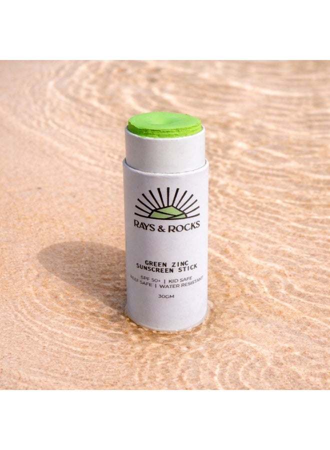 Rays & Rocks Sunscreen Zinc Stick - 30gm - Green - Image 3