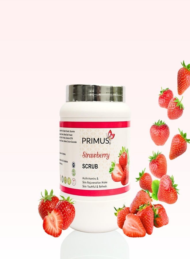 برايموس مقشر تدليك الفراولة من بريموس للرجال والنساء، يزيل الرؤوس السوداء وخلايا الجلد الميتة، مناسب لجميع أنواع البشرة - Image 3