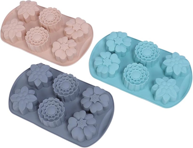 3Pcs Silicone Muffin Pan Non Stick Heat Resistant Microwave Dishwasher Safe - Image 5