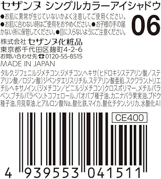 Cezanne Single Color Eyeshadow 06 Orange Brown 10g - Image 2