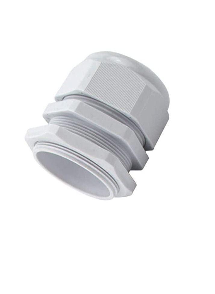 Armoured Cable Gland Kit for Outdoor Sockets and Junction Boxes & Industrial Use with Lock Nut PVC Shroud and Earth Tag (50L, A2) - Image 3