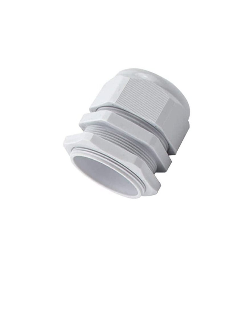 Armoured Cable Gland Kit for Outdoor Sockets and Junction Boxes & Industrial Use with Lock Nut PVC Shroud and Earth Tag (50L, A2) - Image 1