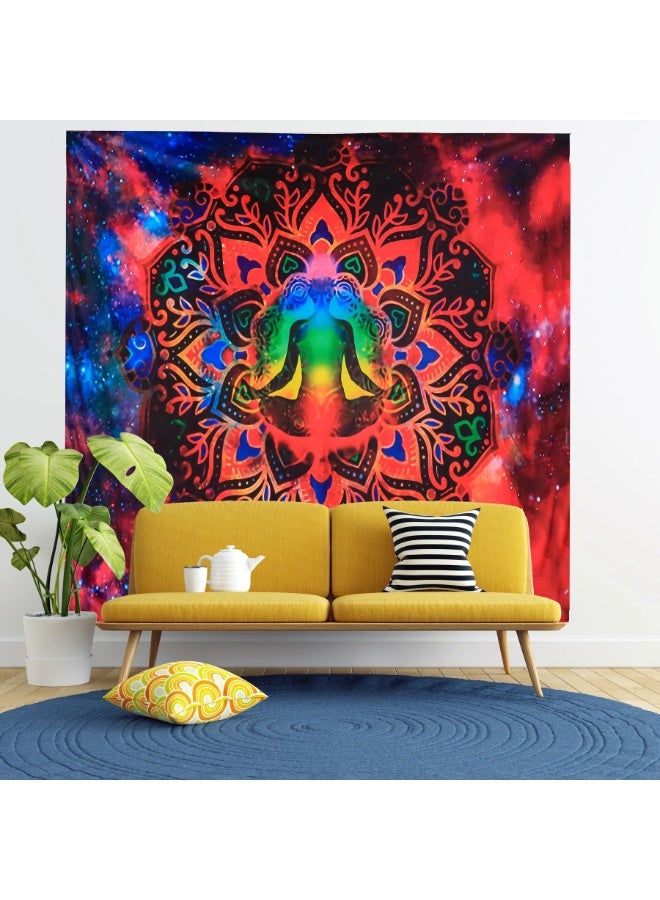 Deep Yoga Tapestry Length 200 x 150 Width CM - Image 1
