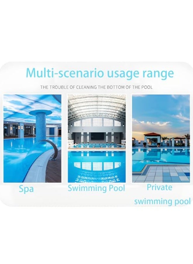 Saraele 14 Inch Flexible Pool Vacuum Head with Side Brushes, Heavy Duty Swimming Pool Vacuum with Head Connect 1-1/4" or 1-1/2" Hose, Pool Cleaning Tool for Pools, Spas, Hot Tubs, Ponds - Image 4