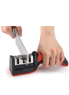 JAJEEK Knife Sharpener for Sharpening and Polishing Kitchen Knives, Including Straight Knives, Household Knives, and Chef's Choice Knives – Easy Manual Sharpener for Effortless Blade Maintenance  - Image 5