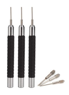 Watch Band Link Remover, Pack of 3 Alloy Watch Pin Removal Tool Pin Punch Watch Repairing Tool with 3 Alternative Needles for Watch Band Replacement Link Remove