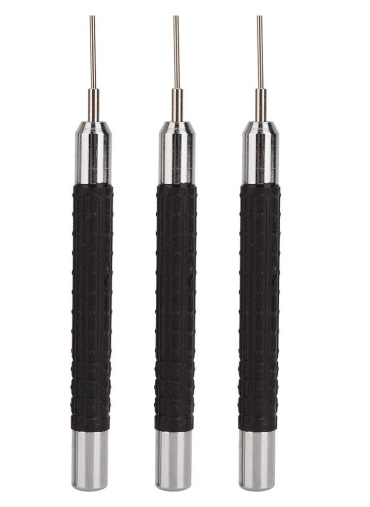 KASTWAVE - Watch Band Link Remover, Pack of 3 Alloy Watch Pin Removal Tool Pin Punch Watch Repairing Tool with 3 Alternative Needles for Watch Band Replacement Link Remove - Image 1
