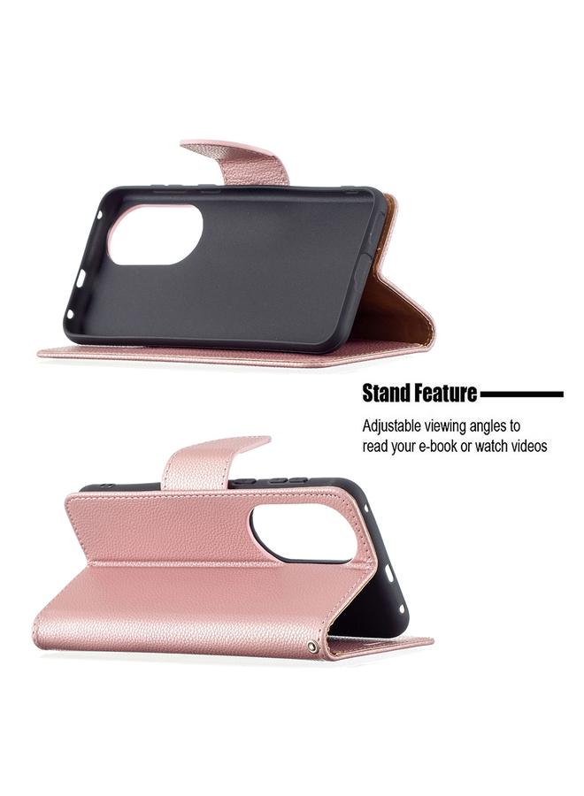 S-TOP Case For Huawei P50 Litchi Texture Pure Color Horizontal Flip Leather Case with Holder & Card Slots & Wallet & Lanyard - Image 5