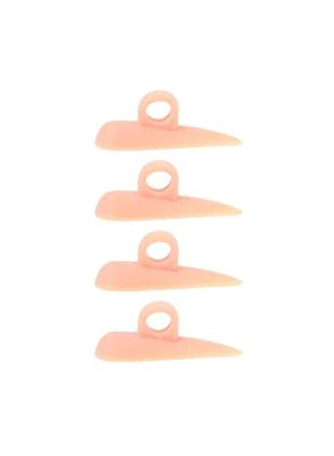 Skin Color Toe Corrector Pads 4pcs Bunion Splints Hallux Valgus Relief Foot Care Tool - Image 1