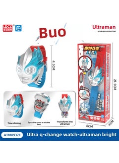 Genuine Smart Ultraman Watch Mecha Deformation Children Boys Girls Ultraman Hero Watch Toy Gift-Color:Ultra Q-change Watch-ultraman Bright