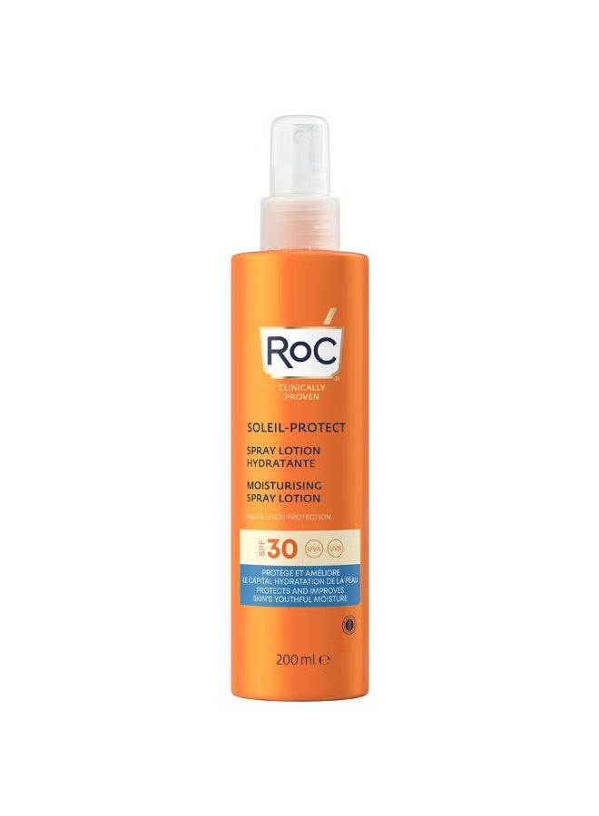 روك لوشن رذاذ مرطب RoC Soleil-Protect بعامل حماية من الشمس SPF30 200 مل - Image 1