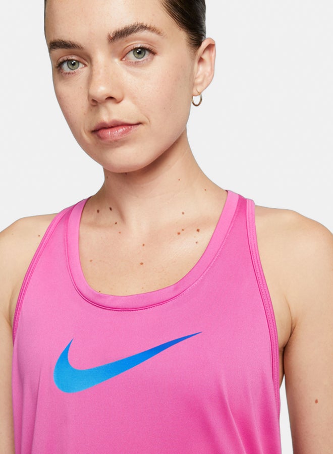 Nike Women's Nike One Dri-FIT Swoosh High-Back Tank - Image 5