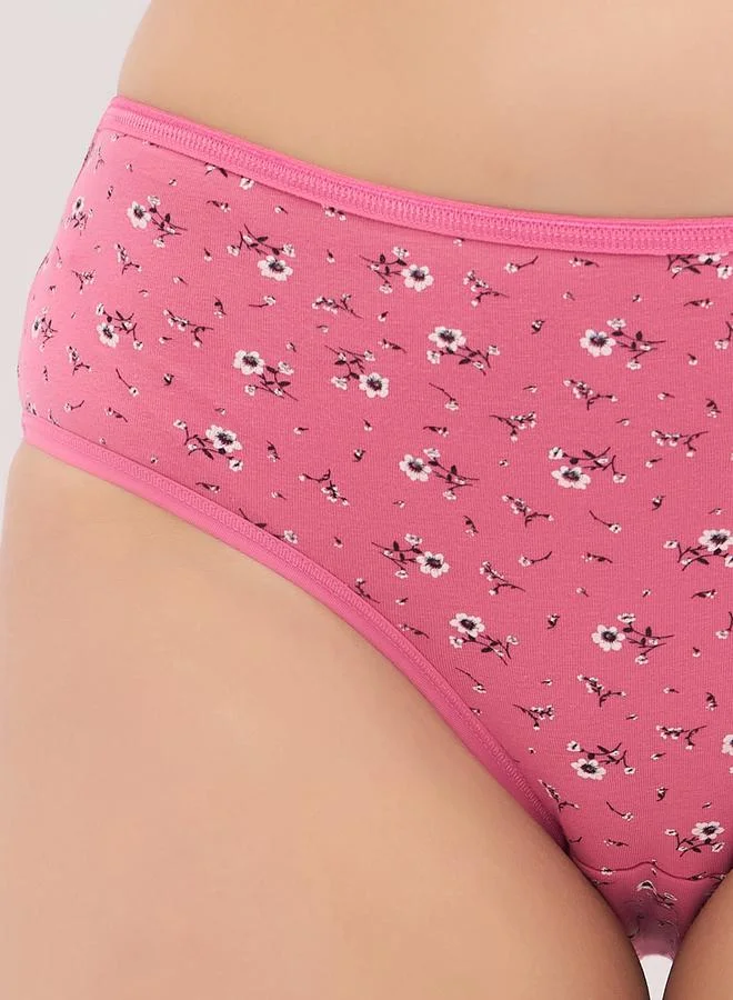 Clovia Clovia Pack of 3 - Printed Mid Rise Hipster Briefs